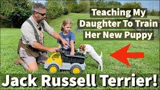 Teaching My Daughter to Train Her Jack Russell Terrier Puppy | Online Course Excerpt