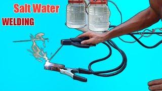 i make 220v free welding machine from 1.5Kg salt water, 2025 Best future Idea