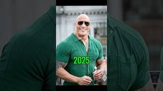 Evolution of The Rock 2025-1972  #therock #dwaynejohnson #evolution #shorts