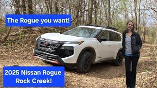 All new 2025 Nissan Rogue Rock Creek woman's point of view review!  This is the Rogue you want!