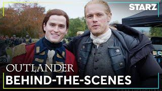 Outlander | BTS: Sam Heughan & Charles Vandervaart on That Shocking Reveal | Season 7, Part 2