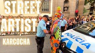 Nadie lo esperaba - Karcocha en Madeira Street Art Festival se fue con la Policia 