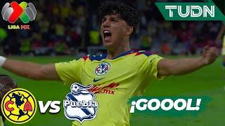 ¡KEVIN SE ESTRENA! ¡GOLAZO DEL AMÉRICA! | América 1-0 Puebla | AP2023-J3 | Liga Mx | TUDN