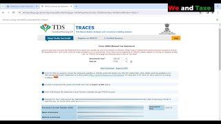 How to download 26AS Large size from traces website | New process 2024 |  - Live Demo