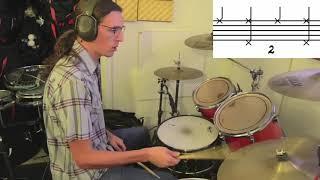 Jazz Drums for Beginners #2 (with Bb Blues Play-Along)