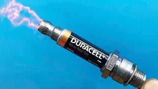 Don't throw away your spark plugs! 5 Simple welding methods with spark plugs and batteries.