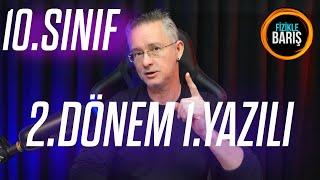 10.SINIF FİZİK 2.DÖNEM 1.YAZILI ÇALIŞMASI | FİZİK YAZILI ÇALIŞMASI | 2.DÖNEM 1.YAZILI ÇALIŞMASI