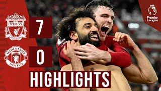 HIGHLIGHTS: Liverpool 7-0 Man United | Salah breaks club record as Reds score SEVEN!