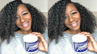 BLUE MAGIC HAIR GREASE ON NATURAL HAIR? COCONUT OIL REVIEW AND DEMO