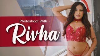 Photoshoot with RIVHA | Model cantik ini makin keren bertemakan Natal #fashionphotography #fotomodel