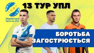 УПЛ 13 ТУР Динамо-Полісся Шахтар-Зоря Кубок України – жеребкування. Єврокубки. Новини #футбол