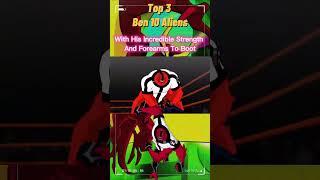 Top #3 Ben 10 Aliens #shorts #ben10 #omnitrix #marvel