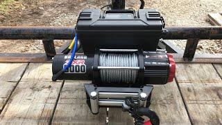 How to build a portable trailer winch - Harbor Freight Badlands 5000