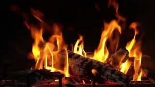 Best fireplace for screen saver & cozy crackling sounds | burning 1 hour for fucus, study & sleep