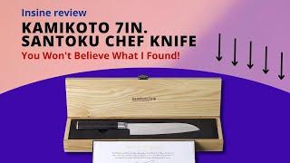 Mind Blowing Kamikoto 7in  Santoku Chef Knife Review! You Won't Believe What This Knife Can Do!