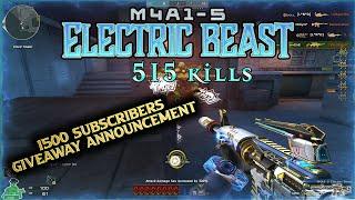 Crossfire West | [NEW] M4A1-S-Electric Beast | HMX | 515 Kills | 1500 Subscribers Special!!!