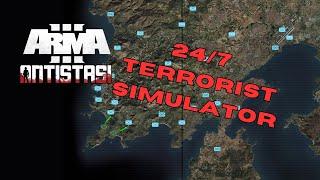 A 24/7 Guerrilla War is Raging - Arma 3 Antistasi - Altis - Highlights of Stream 1 #arma3 #arma