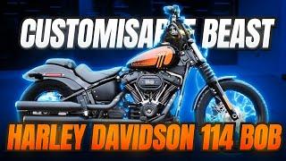 The HARLEY DAVIDSON STREET BOB 114 IS A CUSTOMIZABLE BEAST