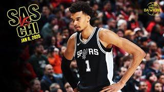 San Antonio Spurs Full Team Highlights vs Bulls | Jan 6, 2025 | FreeDawkins