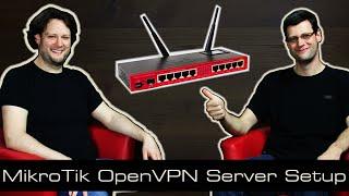 MikroTik Tutorial 24 OpenVPN Server Setup [deutsch]