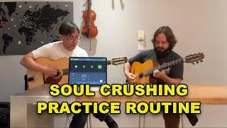 Try This Brutal Jazz Guitar Practice Routine With A Buddy!