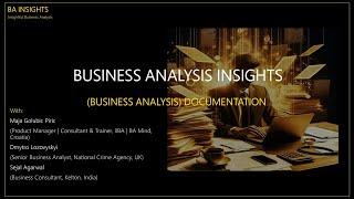 (Business Analysis) Documentation