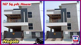 167 Sq.yds House For Sale in Hyderabad || G+1 House || Nagole || 3 BHK House || Padmasree Properties