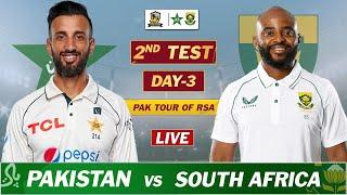 PAKISTAN vs SOUTH AFRICA 2nd TEST Match DAY 2 LIVE COMMENTARY | PAK vs SA  LIVE SCORES | PAK BAT 2