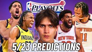 NBA PLAYOFFS PREDICTIONS & BEST BETS 5/23!