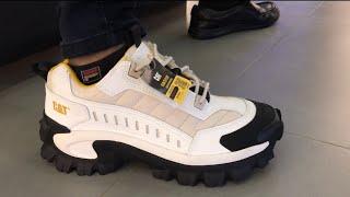 Intruder white/intruder Caterpillar shoes|#hushcat