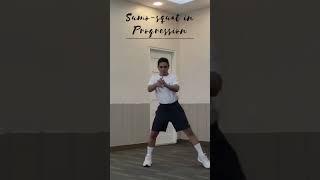 Sumo squat in Progression