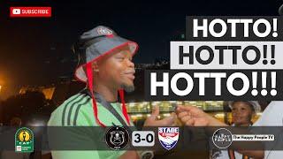 Hotto Is A Model Professional, He Sets The Standards! |Orlando Pirates 3-0 Stade d'Abidjan | Fan Cam