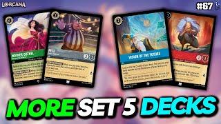 Set 5 Meta Begins!!! | New Set 5 (Shimmering Skies) Decks | Podcana Ep67 | Lorcana Podcast