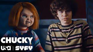 Chucky Tells Jake About His Queer Child | Chucky TV Series (S1 E2) | SYFY & USA Network