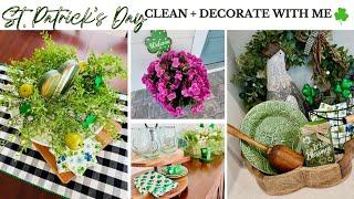 SPRING ST. PATRICK'S DAY CLEAN AND DECORATE WITH ME | FARMHOUSE COTTAGE ST. PATRICK'S HOME DECOR ️