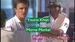 Younis khan vs Morne Morkel Fight   - Younis khan Aggression was at best