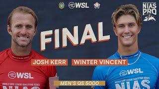 Josh Kerr vs Winter Vincent | Men's Final Nias Pro 2024 | Asian Surf Co