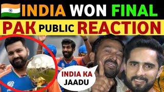 INDIA WON T20 FINAL| CONGRATULATIONS INDIA & WELL PLAYED SA | PAKISTANI PUBLIC REACTION | REAL TV