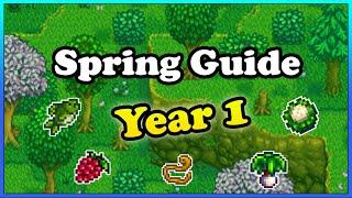 Full Guide for your First Spring - Stardew Valley