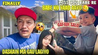 Vai lai Babe ko yad aayo rea!! || pokhara to village || MRB Vlog ||