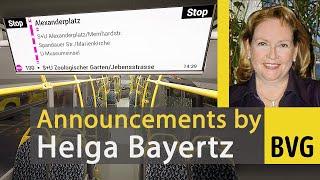 Helga Bayertz Announcements for "The Bus"