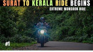 KERALA MONSOON RIDE START || SURAT TO PUNE VIA NASHIK ||