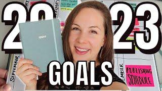 2023 AUTHOR GOALS: my big dreams for 2023 and what to expect from me here on authortube