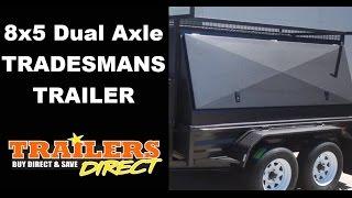 Tradesmans Builders Trailer - 8x5 Dual Axle  - Ph 1300 866 869