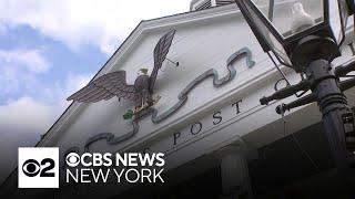 Stony Brook Post Office's mechanical eagle repaired thanks to devoted community