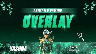 Make this 3D animated BGMI gaming OVERLAY on android || make professional gaming overlay ||