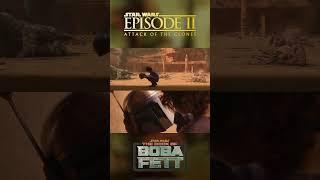 Star Wars: Attack of the Clones/Book of Boba Fett side-by-side