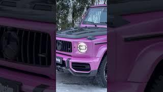 Mercedes Benz G63 Pink color  #mercedes #luxurycars #cars #mercedesbenzg63