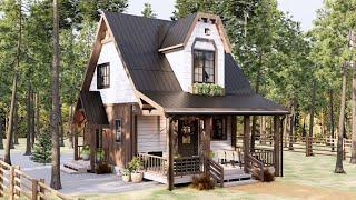 8x8m (26'x26')  AMAZING Cottage House| Cozy & Charming