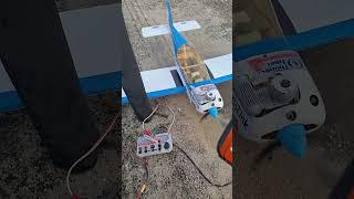 Very small airplane with internal combustion engine. I use the Radiolink 12 channel 2.4ghz